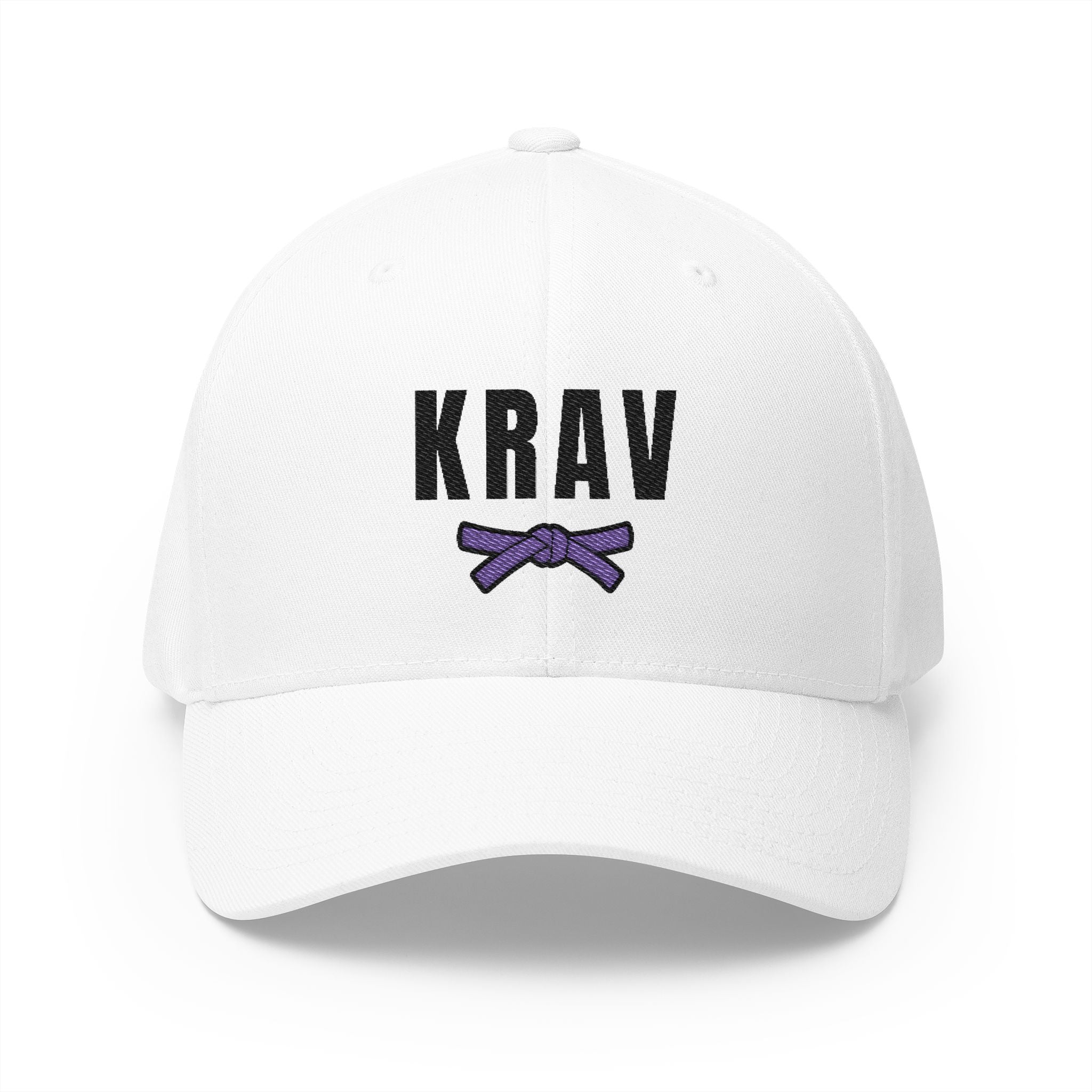Krav Maga Purple Belt Cap | KRAV Light Theme | Embroidered