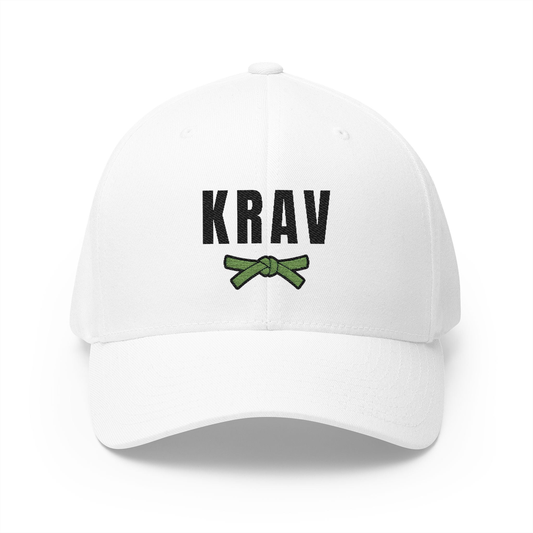 Krav Maga Green Belt Cap | KRAV Light Theme | Embroidered