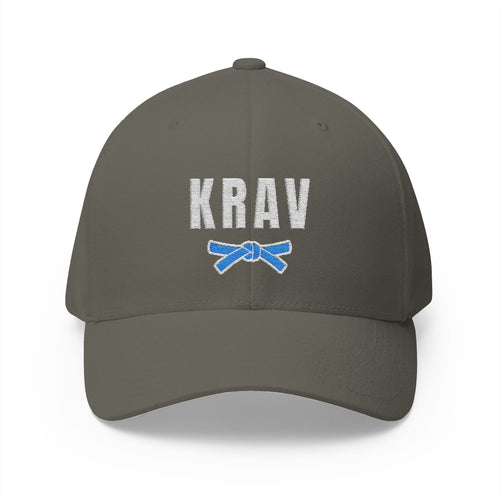 Krav Maga Blue Belt Cap | KRAV Dark Theme | Embroidered