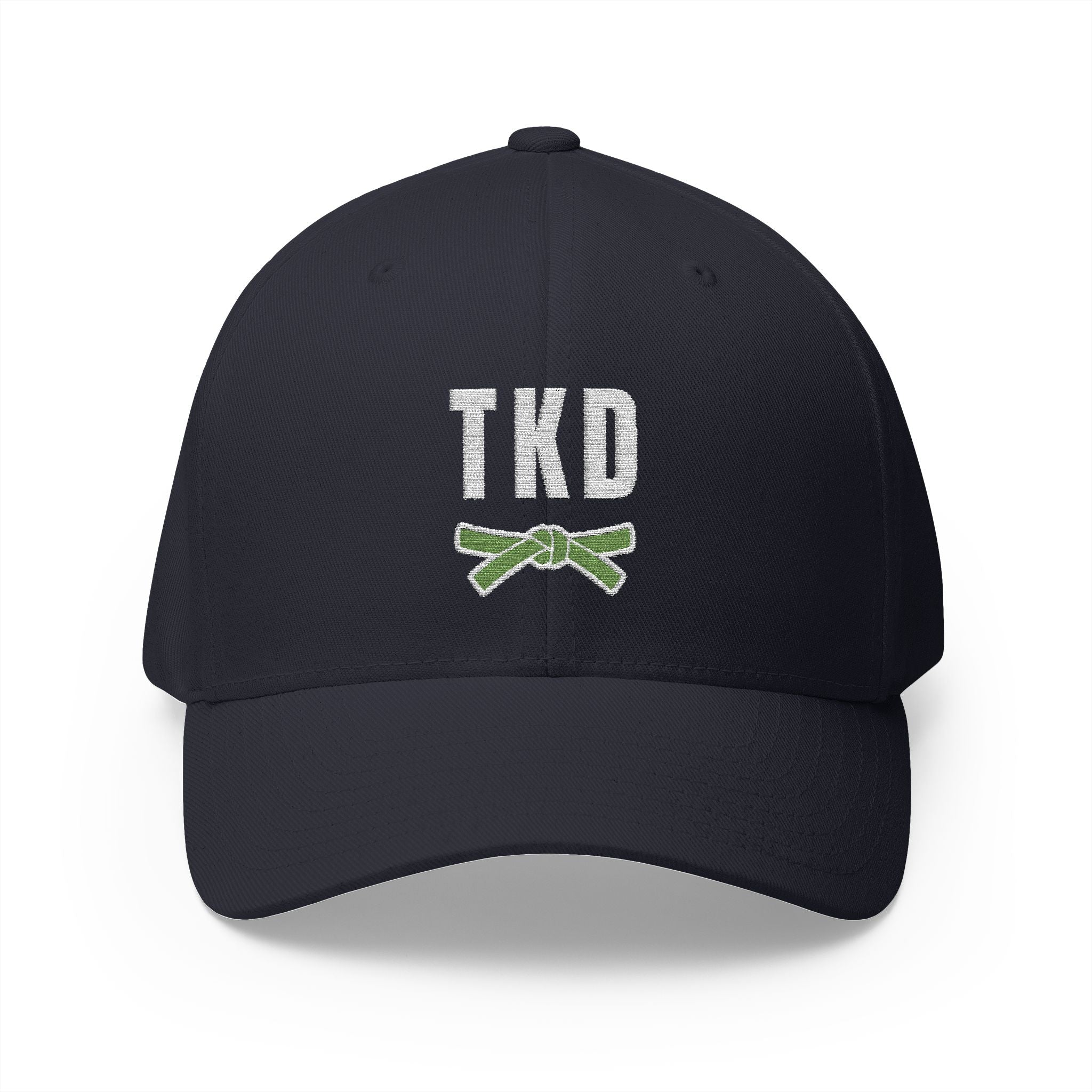 Taekwondo Green Belt Cap | TKD Dark Theme | Embroidered