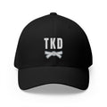 Taekwondo White Belt Cap | TKD Dark Theme | Embroidered