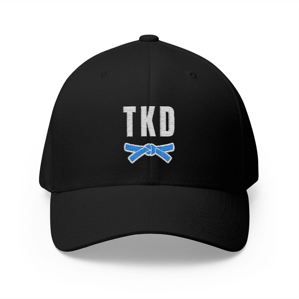 Taekwondo Blue Belt Cap | TKD Dark Theme | Embroidered