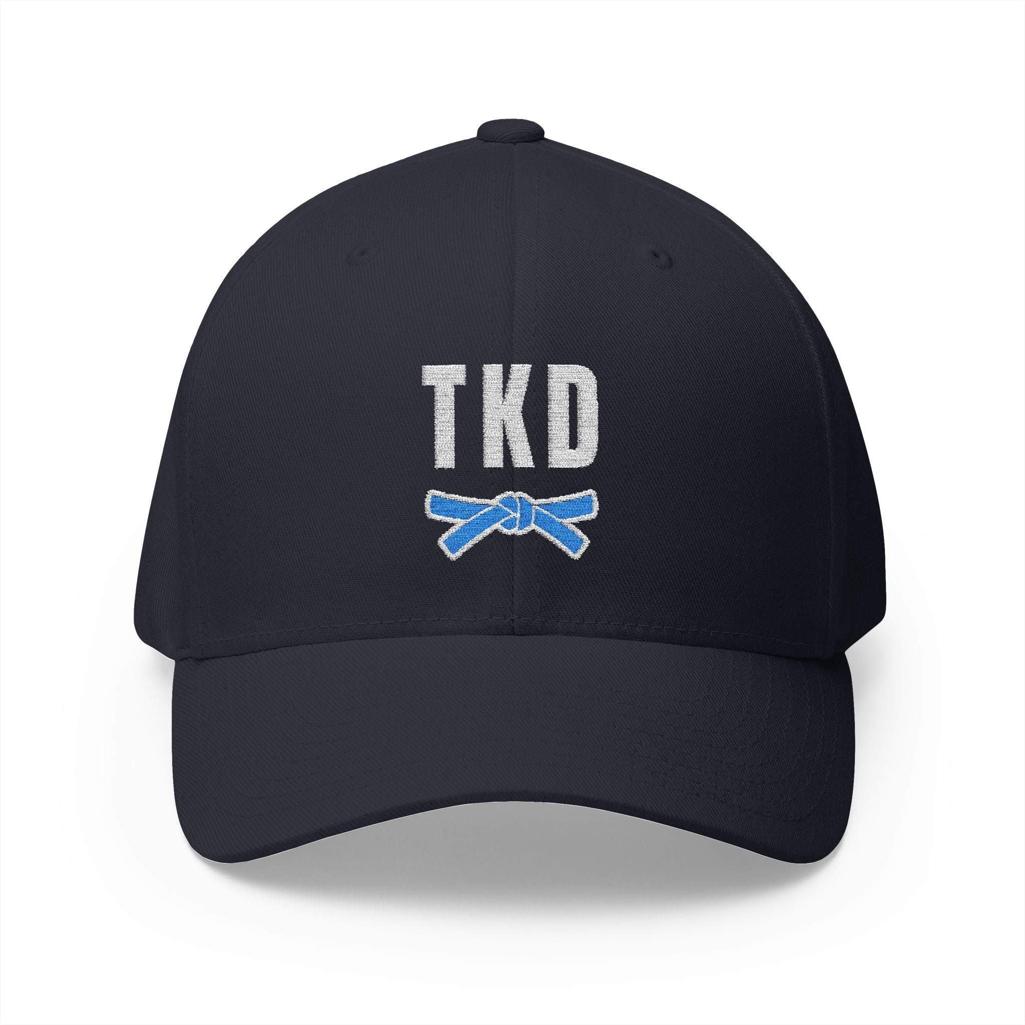 Taekwondo Blue Belt Cap | TKD Dark Theme | Embroidered