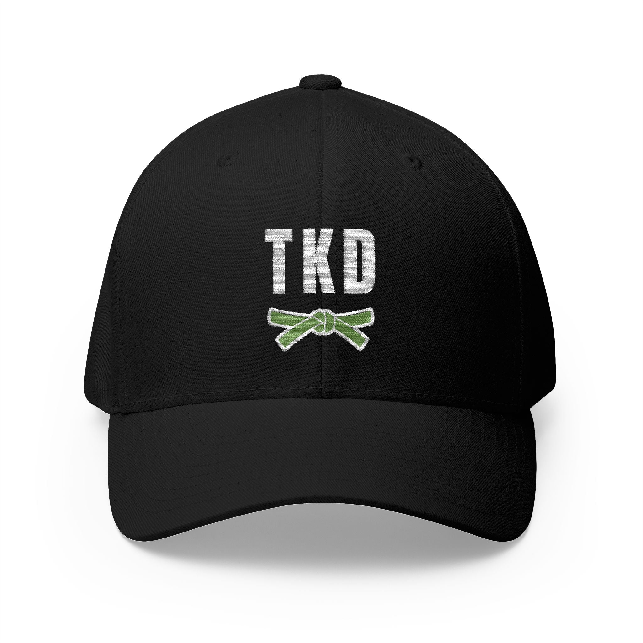 Taekwondo Green Belt Cap | TKD Dark Theme | Embroidered
