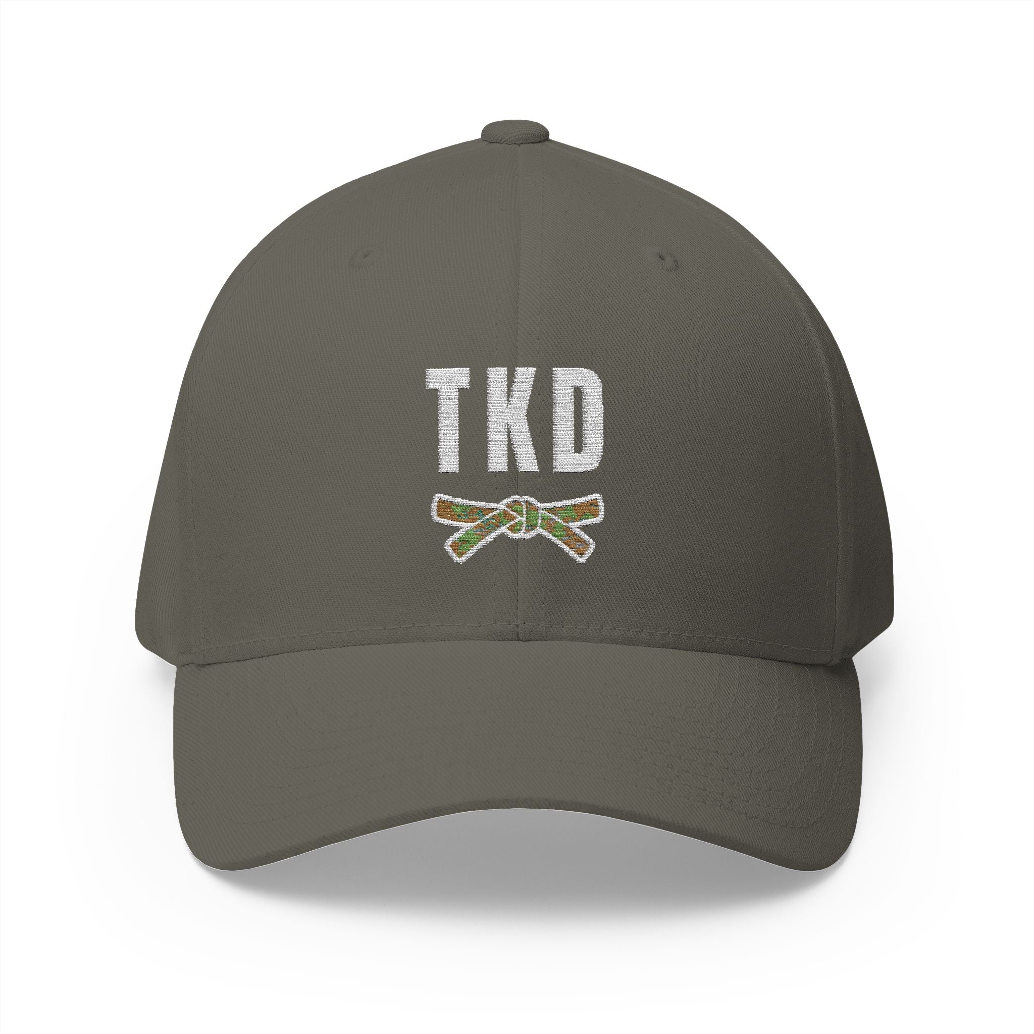Taekwondo Camo Belt Cap | TKD Dark Theme | Embroidered