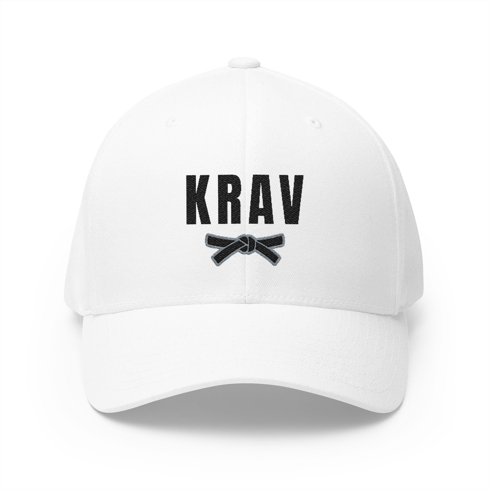 Krav Maga Black Belt Cap | KRAV Light Theme | Embroidered